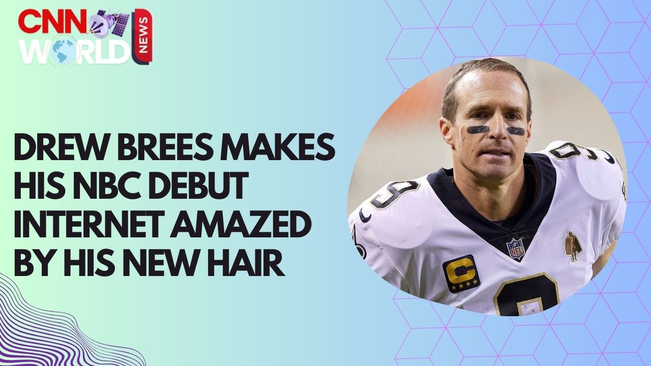 Drew Brees Makes His NBC Debut Internet Amazed By His New Hair